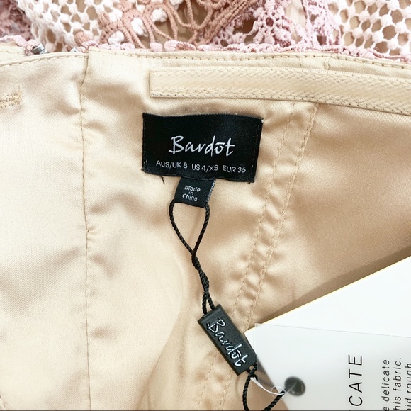 Bardot Kristen Off Shoulder Lace Midi Dress - Picture 7 of 8